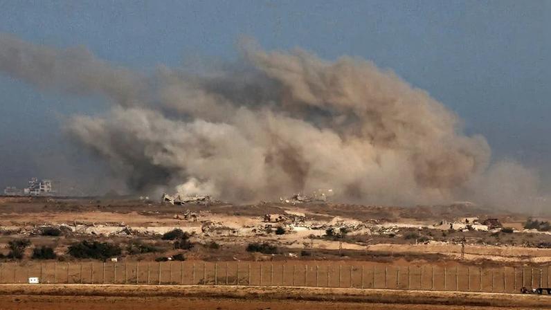 Bombas já tinham sido lançadas no dia 30 de outubro contra a Faixa de Gaza. Foto: Jack GUEZ / AFP
