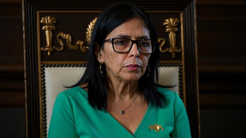 A vice-presidente da Venezuela Delcy Rodríguez. Foto: Federico Parra/AFP