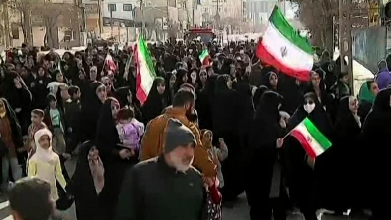 Protestos nas ruas do Irã Foto: IRAN PRESS / AFP