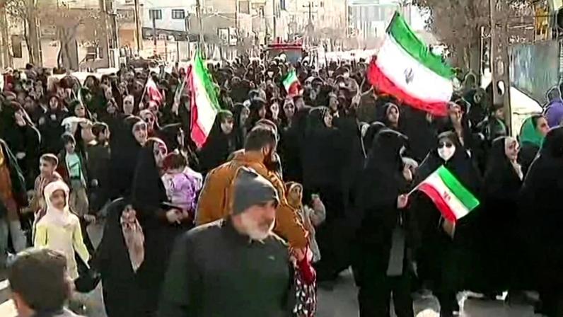Protestos nas ruas do Irã Foto: IRAN PRESS / AFP