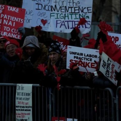 15 mil enfermeiros entram em greve em Nova York