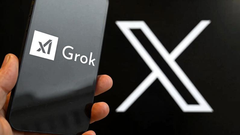Grook, a IA da rede social X. Foto: Nicolas Tucat/AFP
