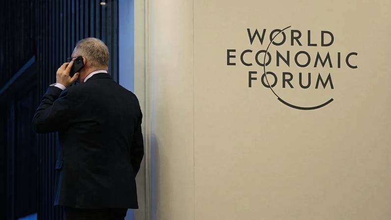 O Fórum de Davos acontece todos os anos em janeiro – foto: Fabrice Coffrini/AFP