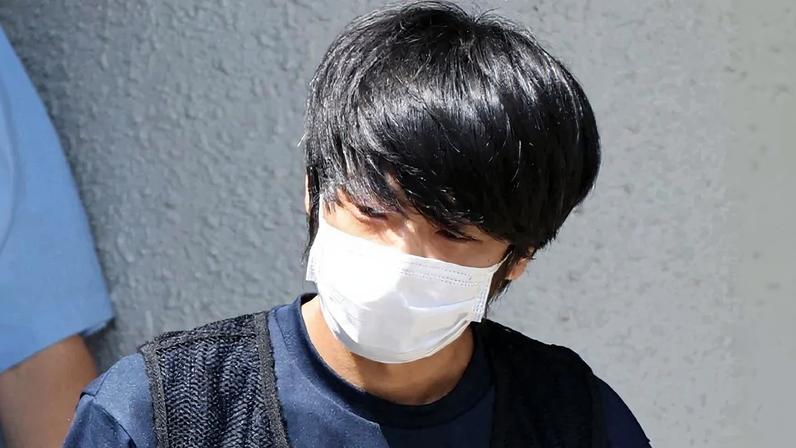 O condenado pelo assassinato de Shinzo Abe, Tetsuya Yamagami, fotografado em 2022 – foto: Jiji Press/AFP