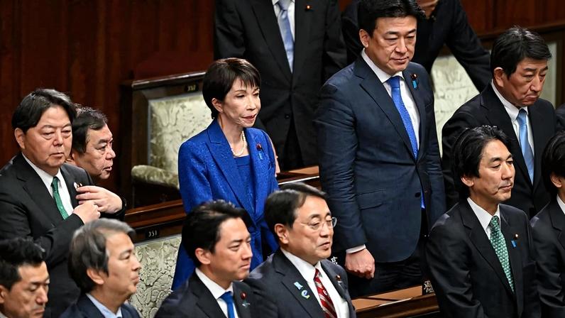 A primeira-ministra Sanae Takaichi em sessão do parlamento japonês – foto: Kazuhiro Nogi/AFP