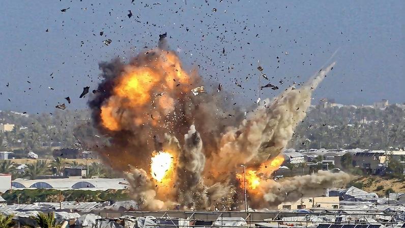 A Faixa de Gaza voltou a ser alvo do Exército de Israel. Foto: Bashar Taleb / AFP