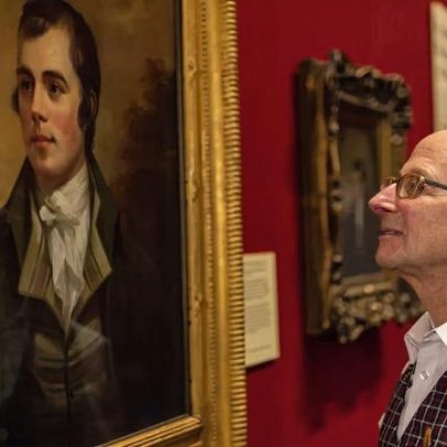 Retrato perdido de Robert Burns em exibição pela primeira vez