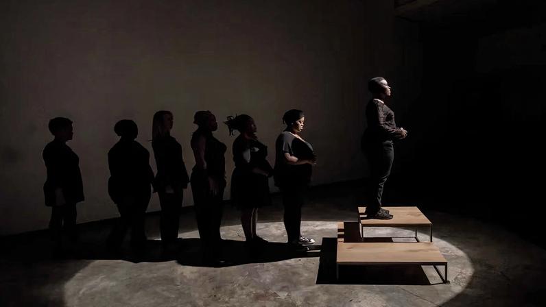 A previous iteration of Gabrielle Goliath’s *Elegy*