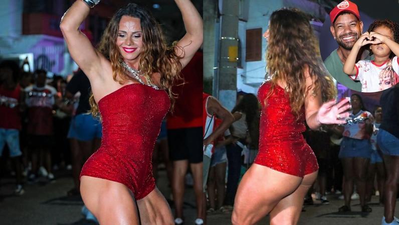 Viviane Araújo brilhou mais uma vez no ensaio do Salgueiro