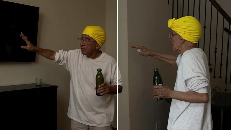 Idosa de 92 anos inspira ao orar e ungir a casa, levando paz ao lar