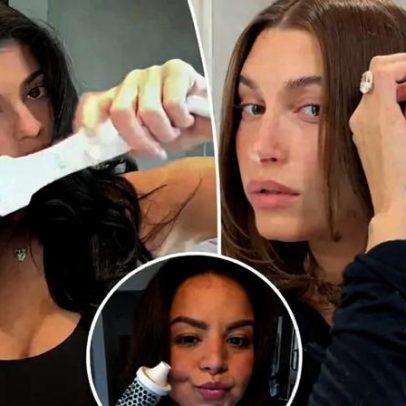 Hailey Bieber e Kylie Jenner usam ferramenta de styling para blowout perfeito