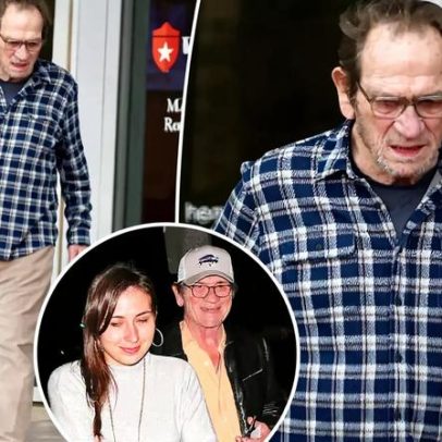 Tommy Lee Jones visto pela primeira vez após a morte trágica da filha Victoria