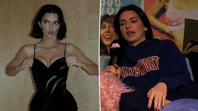 Kendall Jenner addressed rumors that she is secretly gay.