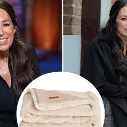 Joanna Gaines revela cobertor aconchegante que relaxa instantaneamente