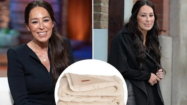Joanna Gaines revela cobertor aconchegante que relaxa instantaneamente