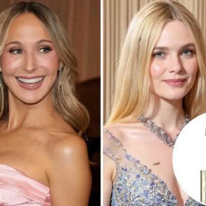 Nikki Glaser, Kristen Bell e Elle Fanning usaram máscara de 13 dólares no Golden Globes