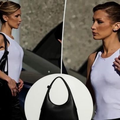 Bolsa de Bella Hadid parece de grife, custa apenas US$67
