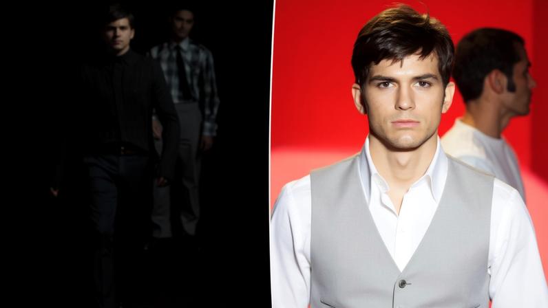 Ashton Kutcher claimed he was once fired by Gucci for being overweight in a Speedo.