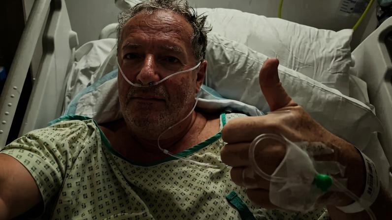 Piers Morgan announced he was hospitalized after a fall.