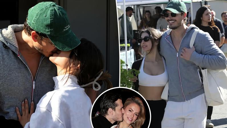Gleb Savchenko was spotted kissing a mystery woman.