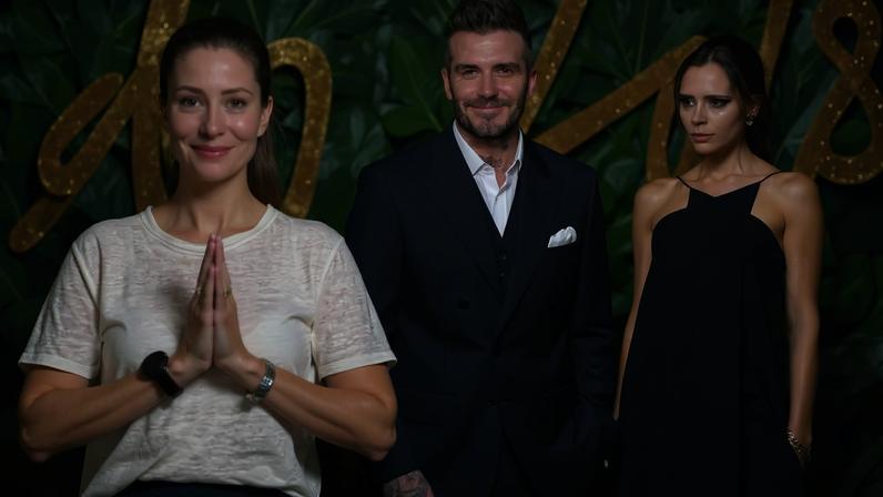 David Beckham’s alleged former mistress, Rebecca Loos, reacted to Brooklyn’s explosive claims about his parents.