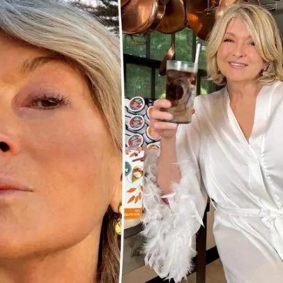 Martha Stewart, 84, abandona maquiagem e usa lingerie para glow-up matinal