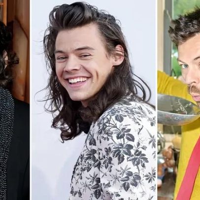Cabelo de Harry Styles evolui de fios longos para buzz cut
