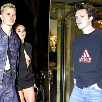 Irmãos Beckham Romeo e Cruz curtem encontro duplo em meio a conflito familiar