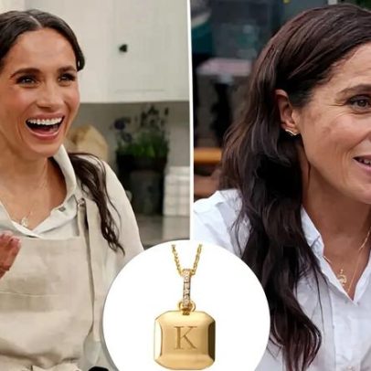 Colar personalizado de Meghan Markle volta ao estoque para o Dia dos Namorados