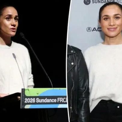 Meghan Markle usa suéter de cashmere pelo menos nove vezes