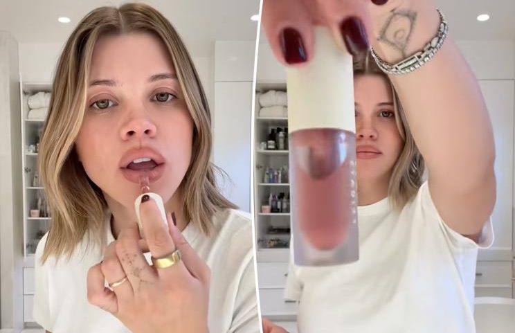 Sofia Richie Grainge posted on TikTok about the viral lip oil.