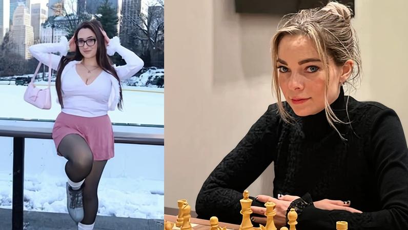 Julia Ain and Dina Belenkaya, content creators who have applied for O-1 visas.