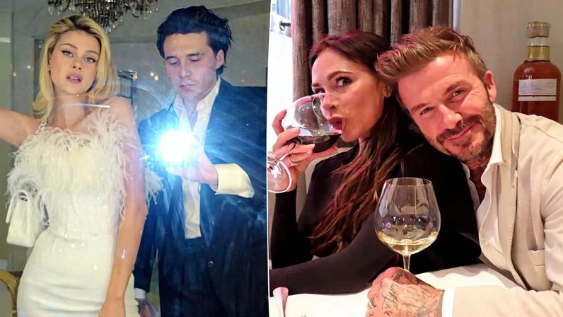 Brooklyn Beckham and Nicola Peltz looked happier than ever during a dinner date on Wednesday.
