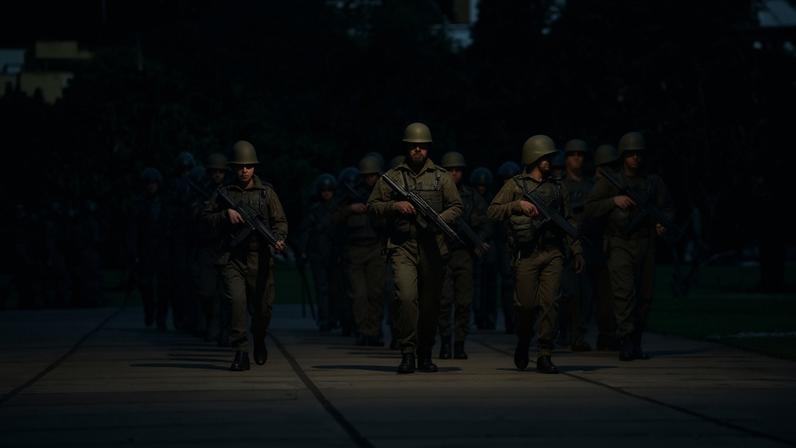Imagem colorida de soldados do Exército brasileiro