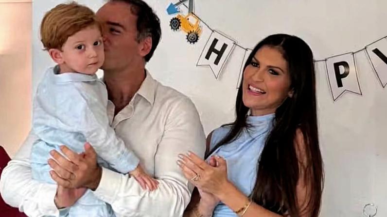 Thor Batista e Lunara Campos celebram 2 anos do filho, Thor II — Foto: Reprodução/Instagram