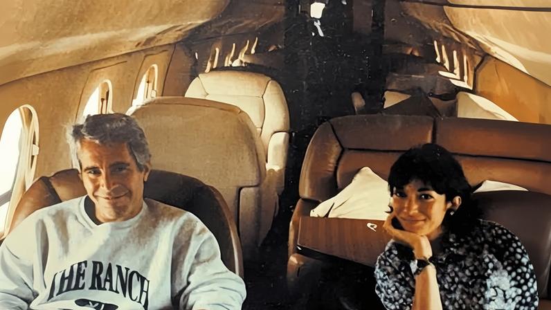 Jeffrey Epstein and Ghislaine Maxwell in an image released by the justice department in December 2025.