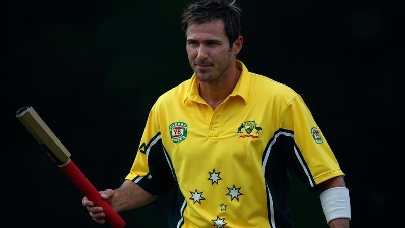 Damien Martyn in 2003. He was put in an induced coma on 27 December.