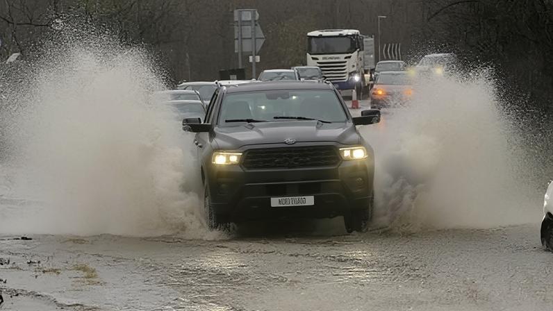 Roads and railways have been hit by flooding