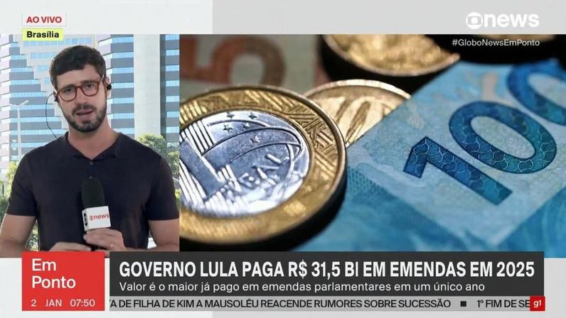 Governo Lula paga R$ 31,5 bilhões em emendas em 2025, maior valor da história