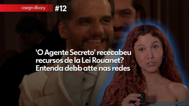 Longa-metragem O Agente Secreto não recebeu recursos via Lei Rouanet