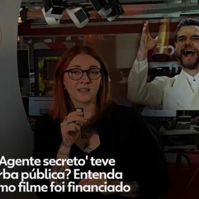 Como o filme Agente Secreto foi financiado com verba pública