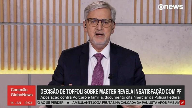 Toffoli reclama de demora da PF para cumprir mandados contra Vorcaro e pessoas ligadas ao Master