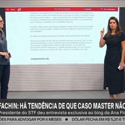 Fachin diz haver tendência sobre caso Master no STF