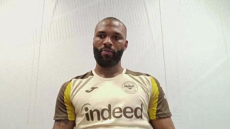 Igor Thiago comemora gol do Brentford na Premier League — Foto: Getty Images