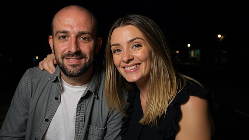 Ollie Long with his sister Chloe.