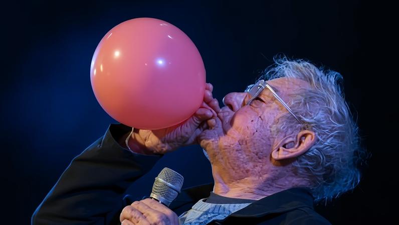 Impressive lungs … Ian McKellen in Equinox at Out in the Hills, Pitlochry Festival theatre.