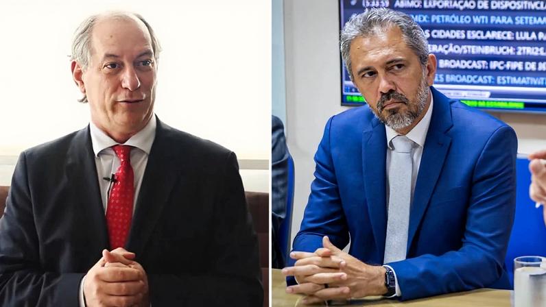 Ciro Gomes e Elmano de Freitas – Fotos: Reprodução