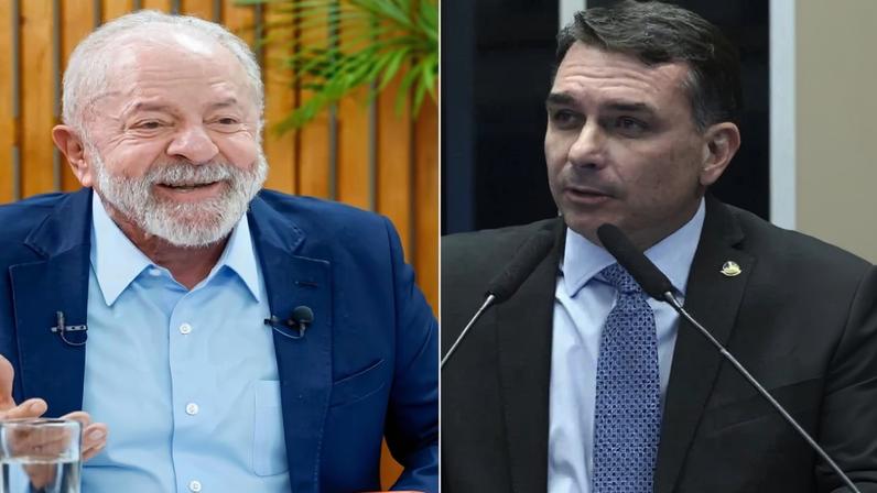 Lula, Tarcísio e Flávio Bolsonaro. Fotos: Ricardo Stuckert / PR; Bruno de Lima / Governo de São Paulo; e Carlos Moura/Agência Senado