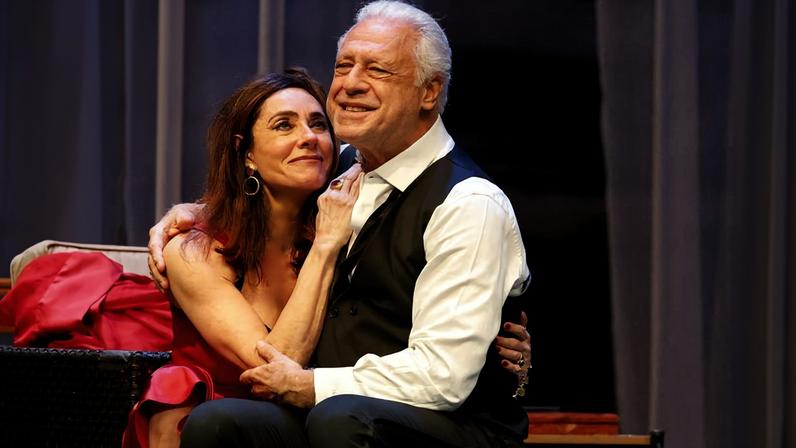 Christiane Torloni e Antonio Fagundes na peça 'Dois de Nós'