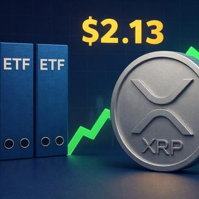 ETFs seguem comprando XRP; preço supera US$ 2,13 e mira recorde